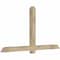 Ekena Millwork Eugene Rough Sawn Timber Gable Bracket, Douglas Fir, 72"W x 39"H x 4"D x 4"F, 13/12 Pitch GBW072X39X0404EUG00RDF - alternate 3